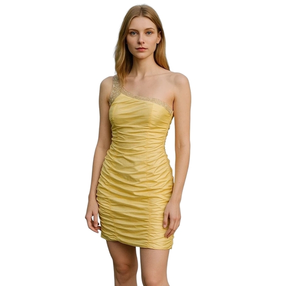Arden B Dresses & Skirts - Yellow mini dress size XS